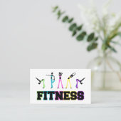 フィットネス言行共に 名刺 (スタンド正面)