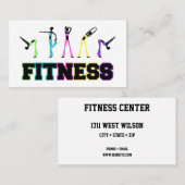 フィットネス言行共に 名刺 (正面/裏面)