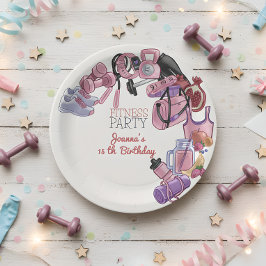 フィットネス誕生会 ペーパープレート