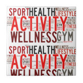 フィットネス語 タイル (正面)