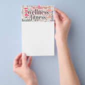 フィットネス語 チラシ (ハンドル)