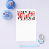 フィットネス語 チラシ (シングル)