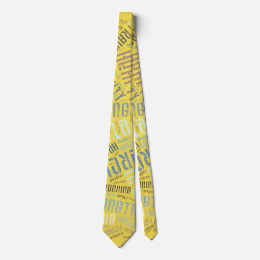 フィットネス語 ネクタイ (正面)