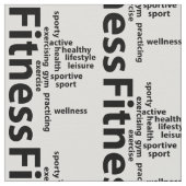 フィットネス語 ファブリック (クローズアップ)