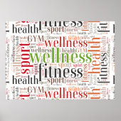 フィットネス語 ポスター (正面)