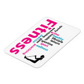 フィットネス語 マグネット (左側)