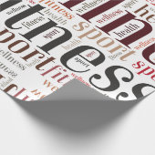 フィットネス語 ラッピングペーパー (角)