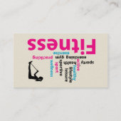 フィットネス語 名刺 (裏面)