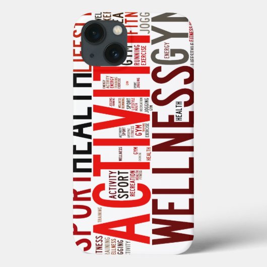 フィットネス語 Case-Mate iPhoneケース (裏面)