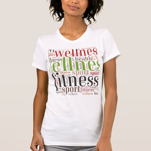 フィットネス語 Tシャツ (正面)