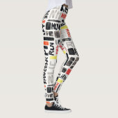 フィットネス走のシームレスな移動パターン レギンス (右)