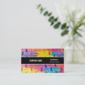 フィットネス踊り モダン 名刺 (スタンド正面)