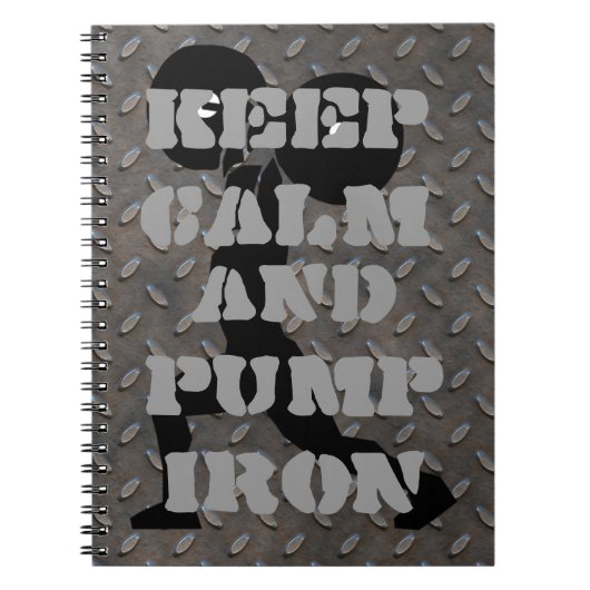 フィットネス追跡ジャーナル ノートブック (正面)