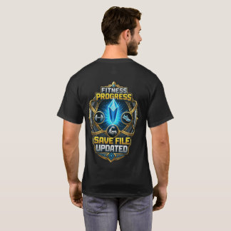フィットネス進行状況セーブファイル更新: SFジムエンブレム Tシャツ