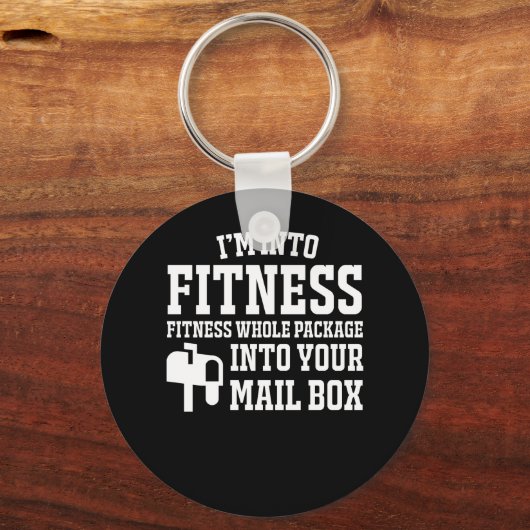 フィットネス郵便局内の郵便局員パッケージ キーホルダー (正面)