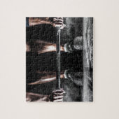 フィットネス重量挙げジムトレーニング ジグソーパズル (縦)