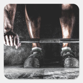 フィットネス重量挙げジムトレーニング スクエアシール