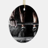 フィットネス重量挙げジムトレーニング セラミックオーナメント (右)