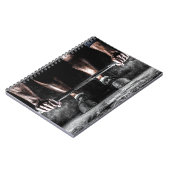 フィットネス重量挙げジムトレーニング ノートブック (左側)