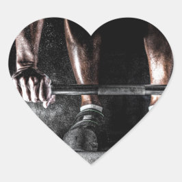 フィットネス重量挙げジムトレーニング ハートシール