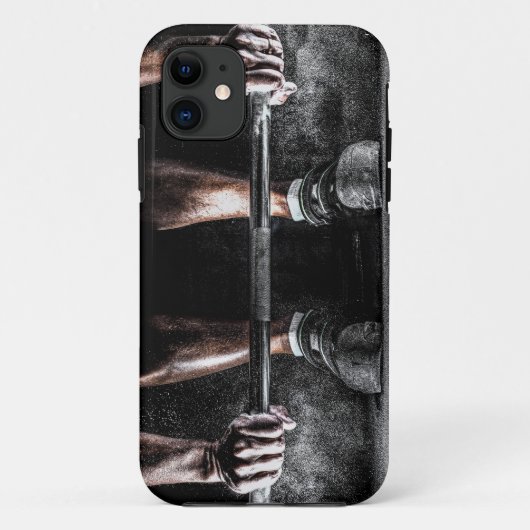 フィットネス重量挙げジムトレーニング Case-Mate iPhoneケース (裏面)
