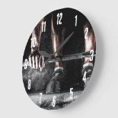 フィットネス重量挙げジム ラージ壁時計 (傾斜)