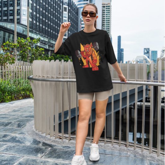 フィットネス重量挙げ Tシャツ