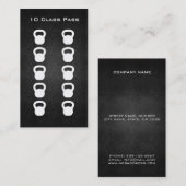 フィットネス10のクラスのパスカード ロイヤリティカード (正面/裏面)