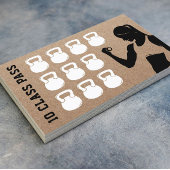 フィットネス10クラスパスクラフト素朴ロイヤリティ ロイヤリティカード