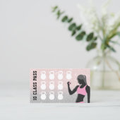 フィットネス10クラスパスパーソナルトレーナーロイヤリティ ロイヤリティカード (スタンド正面)