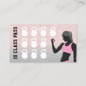 フィットネス10クラスパスパーソナルトレーナーロイヤリティ ロイヤリティカード (正面)