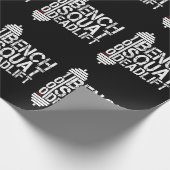 フィットネス1000のLbsのベンチの隠れ家のDeadlift Powerliftの ラッピングペーパー (角)