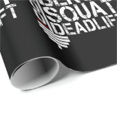 フィットネス1000のLbsのベンチの隠れ家のDeadlift Powerliftの ラッピングペーパー (ロールコーナー)