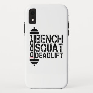 フィットネス1000のLbsのベンチの隠れ家のDeadlift Powerliftの iPhone XRケース
