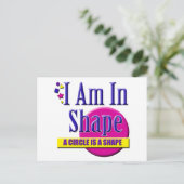 「フィットネス」のスローガンの形 ポストカード (スタンド正面)