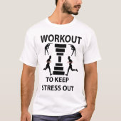 フィットネス エクササイズ ジム Tシャツ (正面)