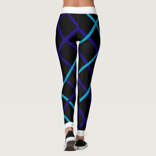 フィットネス/エネルギー(白いトリム) レギンス (裏面)