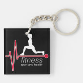 フィットネス キーホルダー (裏面)