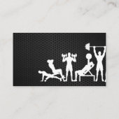 フィットネス | トレーニングエクササイズ 名刺 (裏面)