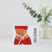 フィットネス-パーソナルトレーナー- SRF 名刺 (スタンド正面)