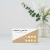 フィットネス | パーソナルトレーニングツールのアイコン 名刺 (スタンド正面)