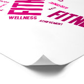 フィットネス ポスター (角)