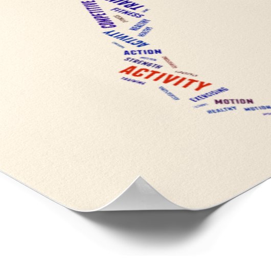 フィットネス ポスター (角)