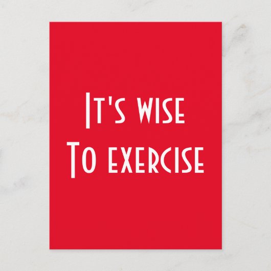 フィットネス ポストカード (正面)