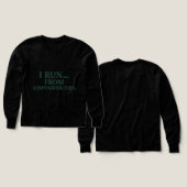 フィットネス ユーモア Tシャツ (デザイン 正面＆背面)