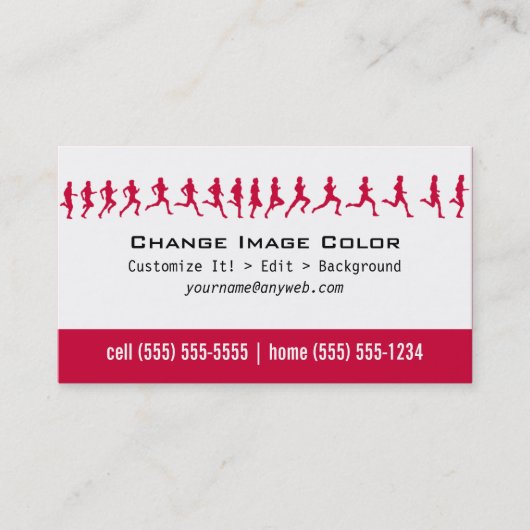 フィットネス-個人事業カード 名刺 (正面)