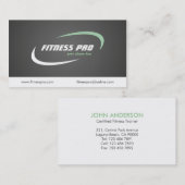 フィットネス-名刺 名刺 (正面/裏面)