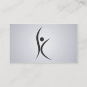 フィットネス-名刺 名刺 (裏面)