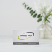 フィットネス-名刺 名刺 (スタンド正面)