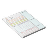 フィットネス:自分で行う;やる気を起こさせるプランナー ノートパッド (アングル)